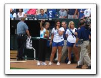 Jana Howser 1st Pitch Royals-Rays Game 07-17-09 013