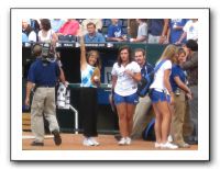 Jana Howser 1st Pitch Royals-Rays Game 07-17-09 014