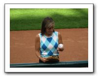 Jana Howser 1st Pitch Royals-Rays Game 07-17-09 018