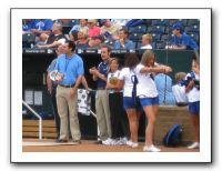 Jana Howser 1st Pitch Royals-Rays Game 07-17-09 004