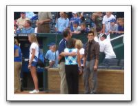 Jana Howser 1st Pitch Royals-Rays Game 07-17-09 028