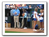 Jana Howser 1st Pitch Royals-Rays Game 07-17-09 007