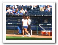 Jana Howser 1st Pitch Royals-Rays Game 07-17-09 009