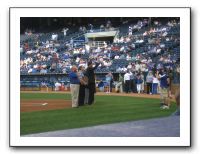 Jana and Jill First Pitch - Royals vs Angels 06-01-10 025